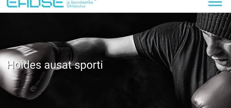 Veebiseminar „Antidoping: sportlase ning tema abipersonali õigused ja kohustused“